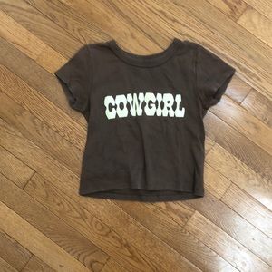 brandy Melville cowgirl shirt